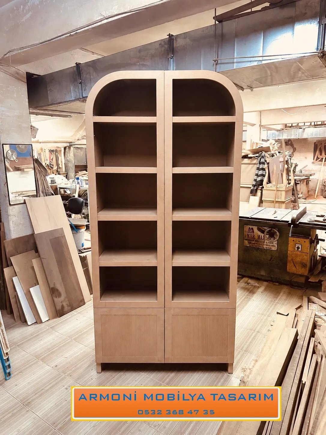 Elegant Cabinet Among Woodworks