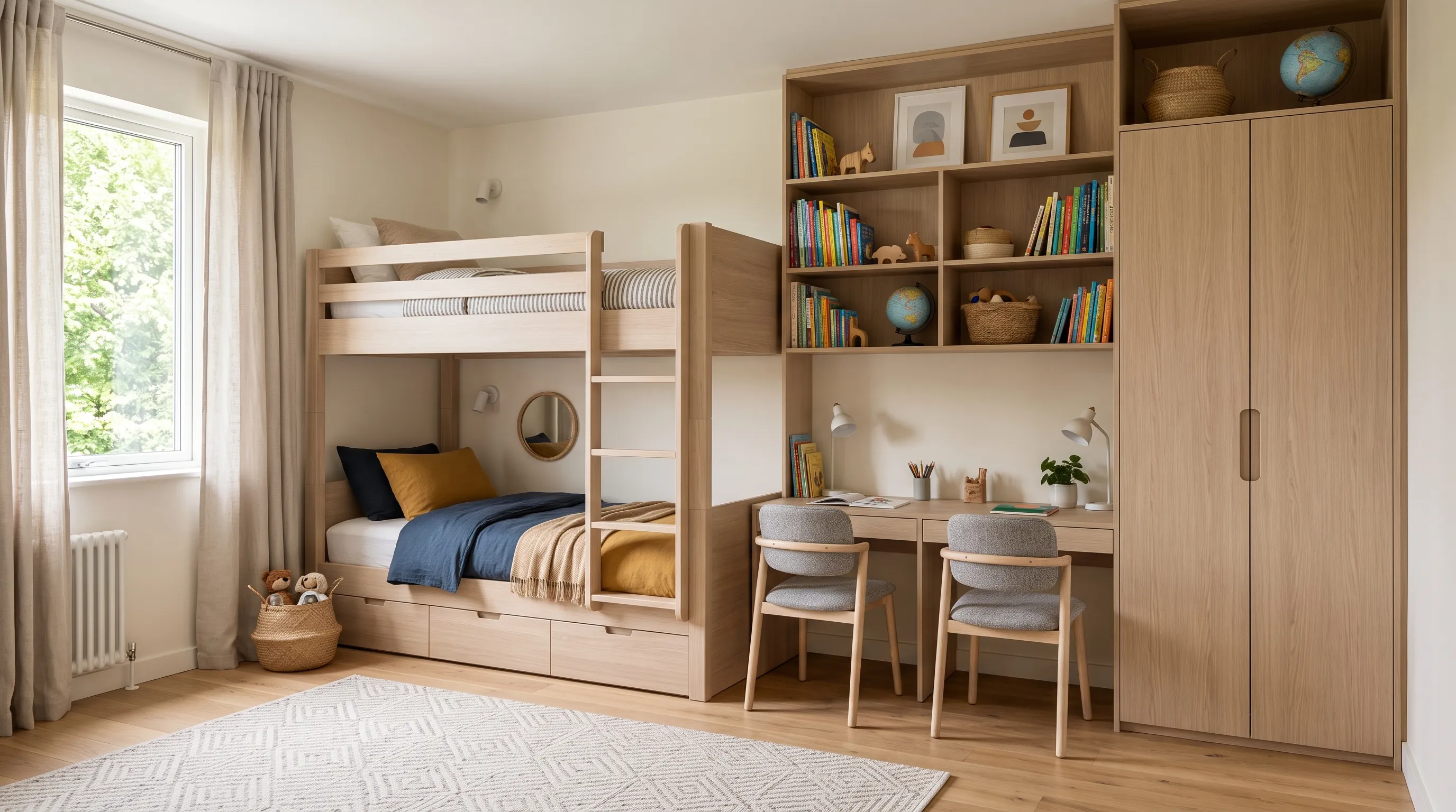 Functional Room Design for Twins Functional Room Design for Twins