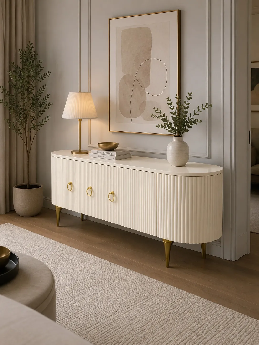Modern Minimalist Living Room Dekoru